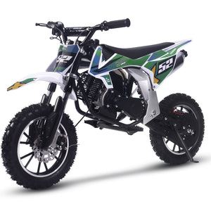 MotoTec Warrior 52cc 2-Stroke Kids Gas Dirt Bike | My Garage Supplies