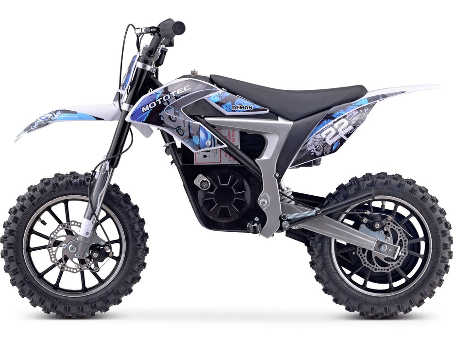 MotoTec 36v 500w Demon Electric Dirt Bike Lithium | My Garage Supplies