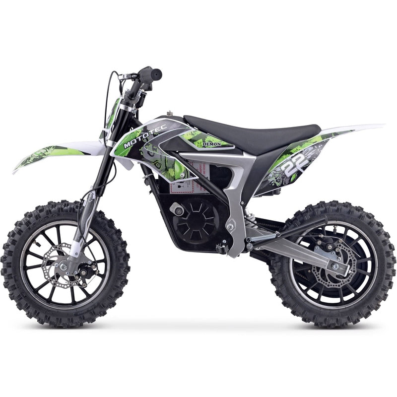 MotoTec 36v 500w Demon Electric Dirt Bike Lithium | My Garage Supplies