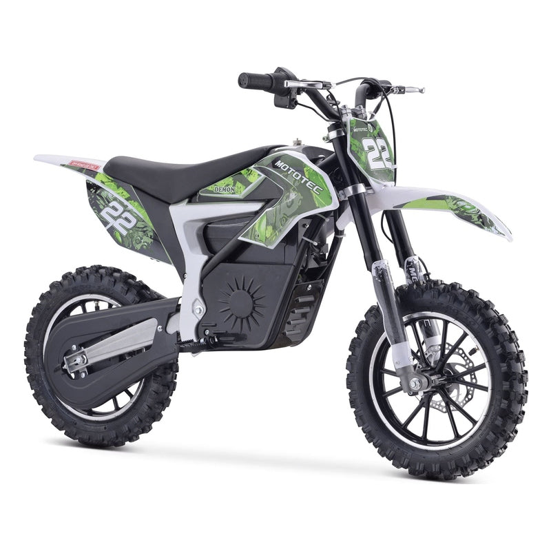 MotoTec 36v 500w Demon Electric Dirt Bike Lithium | My Garage Supplies