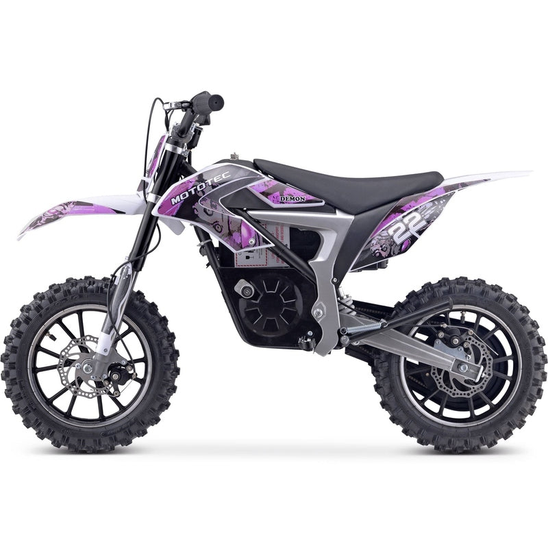 MotoTec 36v 500w Demon Electric Dirt Bike Lithium | My Garage Supplies