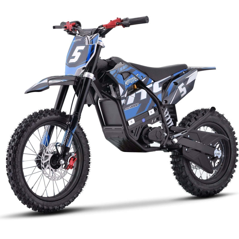 MotoTec 60v Pro Electric Dirt Bike 2000w Lithium | My Garage Supplies