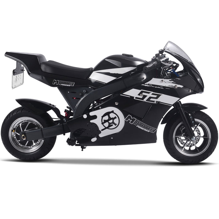 MotoTec 1000w 48v Electric Superbike Black | My Garage Supplies