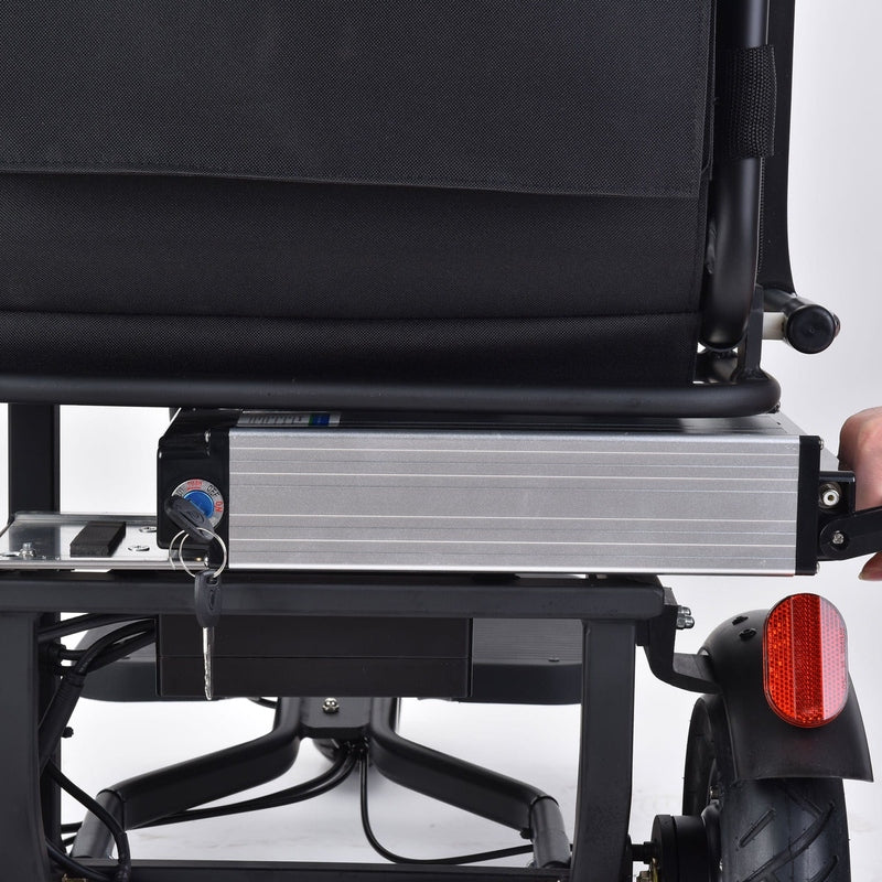 MotoTec Folding Mobility Electric Trike 48v 700w Dual Motor Lithium Black | My Garage Supplies