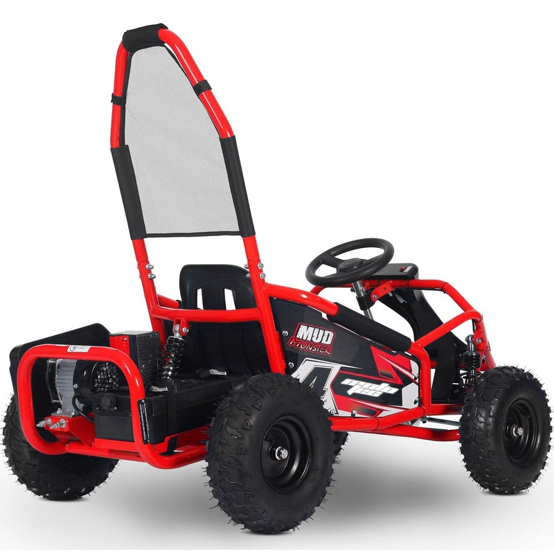 MotoTec Mud Monster Kids Electric 48v 1000w Go Kart Full Suspension | My Garage Supplies