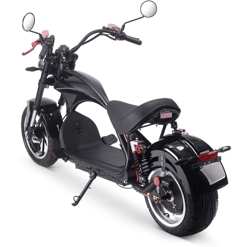 MotoTec Lowboy 60v 2500w Lithium Scooter Black | My Garage Supplies