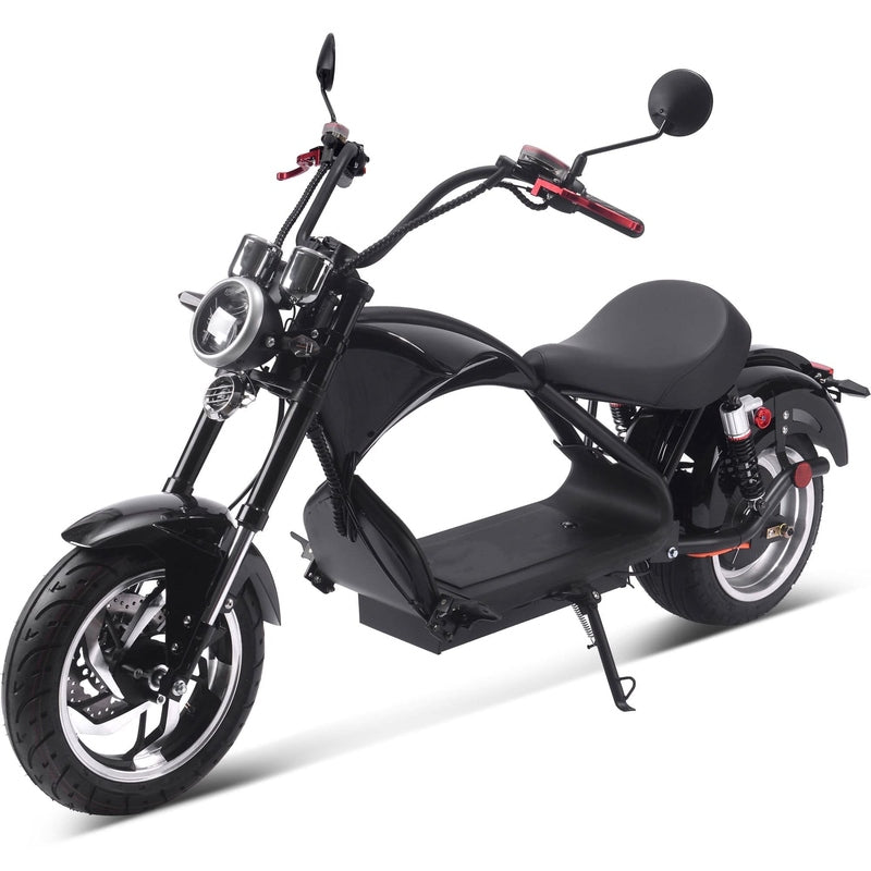 MotoTec Lowboy 60v 2500w Lithium Scooter Black | My Garage Supplies