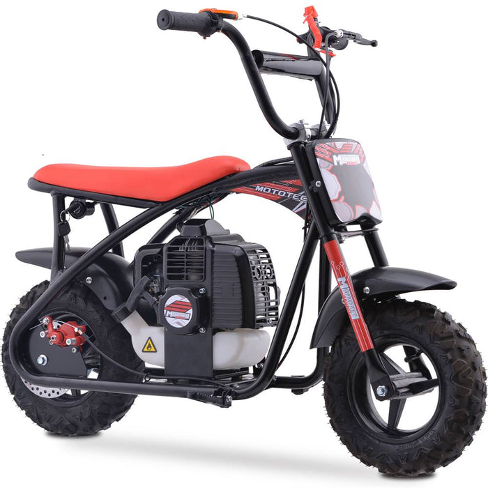 MotoTec Bandit 52cc 2-Stroke Kids Gas Mini Bike | My Garage Supplies