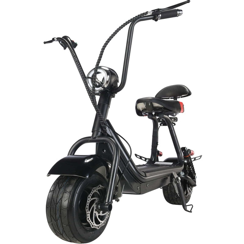 MotoTec Mini Fat Tire 48v 500w Electric Scooter Black | My Garage Supplies