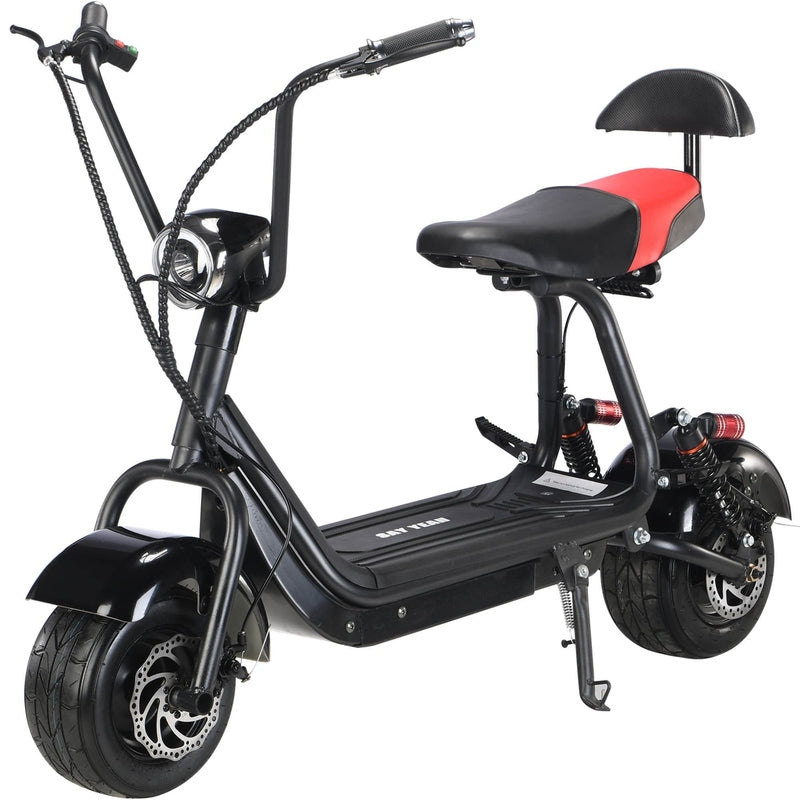 MotoTec Mini Fat Tire 48v 500w Electric Scooter Black | My Garage Supplies