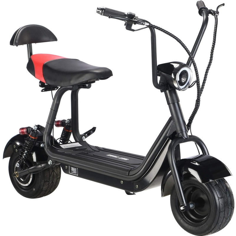 MotoTec Mini Fat Tire 48v 500w Electric Scooter Black | My Garage Supplies