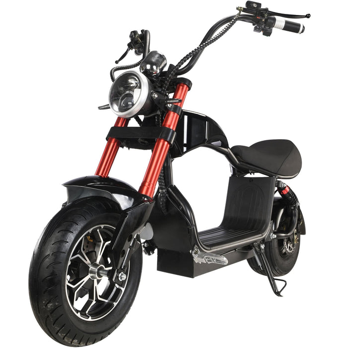 MotoTec Mini Lowboy 48v 800w Lithium Scooter Black | My Garage Supplies