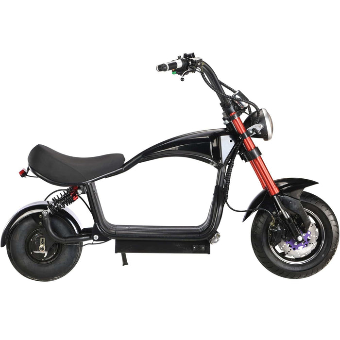 MotoTec Mini Lowboy 48v 800w Lithium Scooter Black | My Garage Supplies