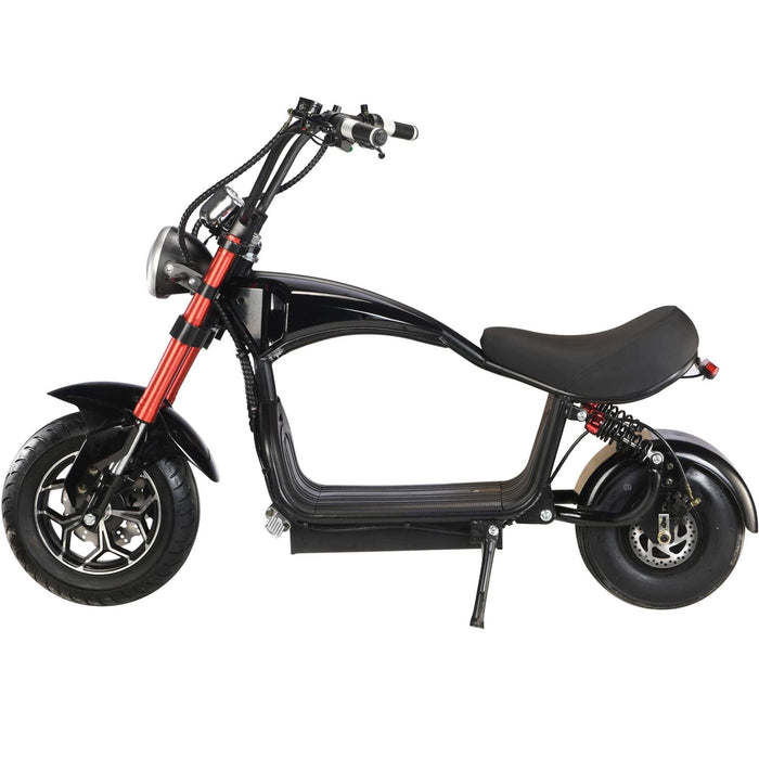 MotoTec Mini Lowboy 48v 800w Lithium Scooter Black | My Garage Supplies