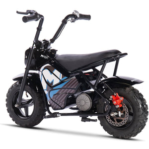 MotoTec 24v 250w Electric Mini Bike Black | My Garage Supplies