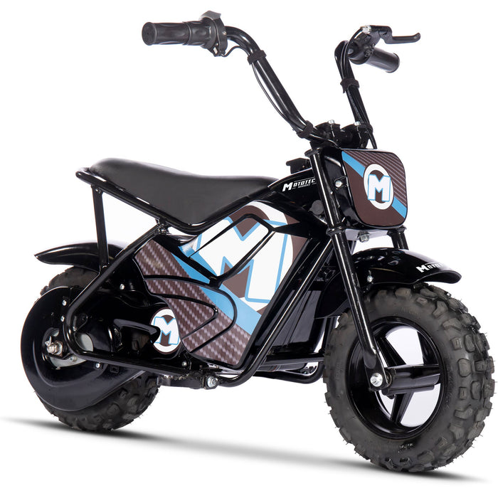 MotoTec 24v 250w Electric Mini Bike Black | My Garage Supplies