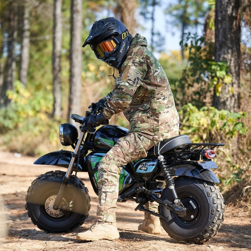 MotoTec 60v 1500w Electric Powered Mini Bike Lithium Black | My Garage Supplies