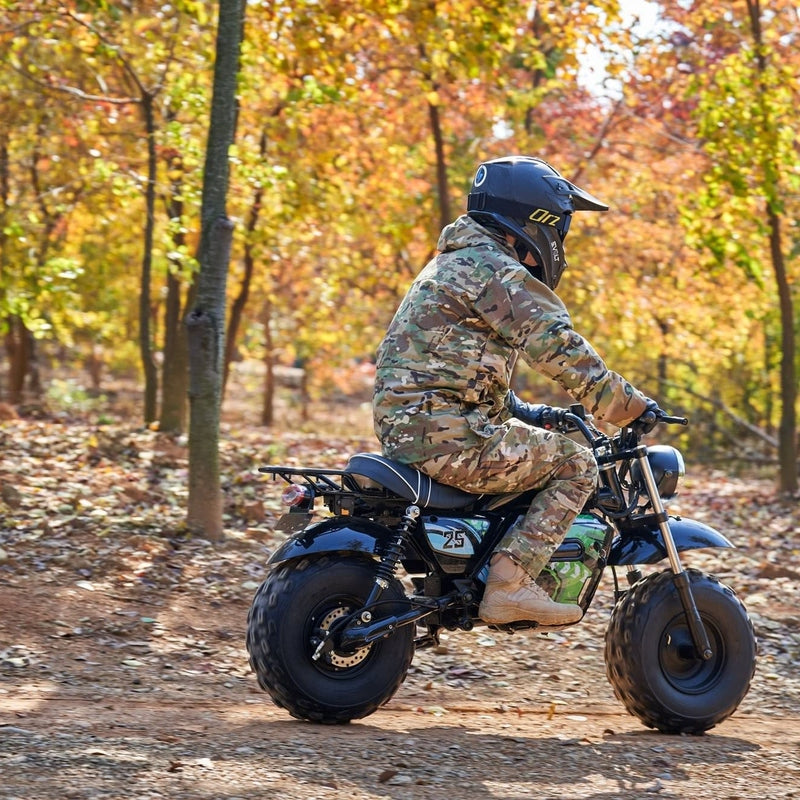MotoTec 60v 1500w Electric Powered Mini Bike Lithium Black | My Garage Supplies
