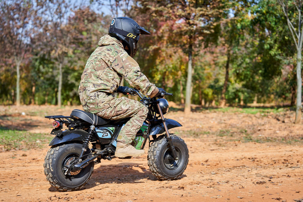 MotoTec 60v 1500w Electric Powered Mini Bike Lithium Black | My Garage Supplies