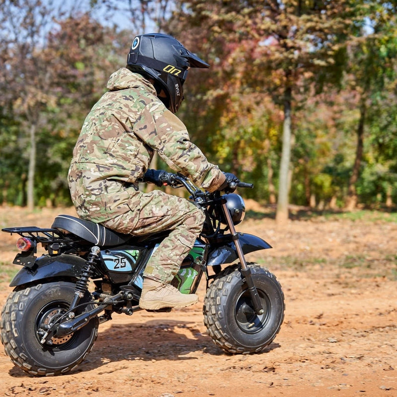 MotoTec 60v 1500w Electric Powered Mini Bike Lithium Black | My Garage Supplies