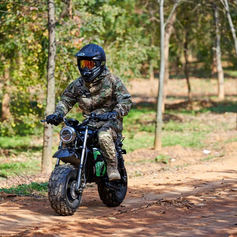 MotoTec 60v 1500w Electric Powered Mini Bike Lithium Black | My Garage Supplies