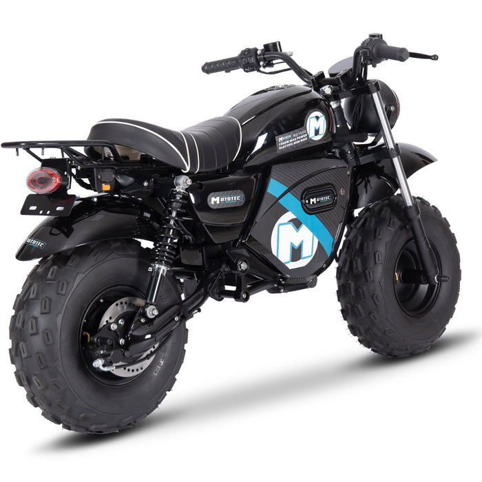 MotoTec 60v 1500w Electric Powered Mini Bike Lithium Black | My Garage Supplies