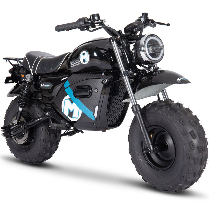 MotoTec 60v 1500w Electric Powered Mini Bike Lithium Black | My Garage Supplies