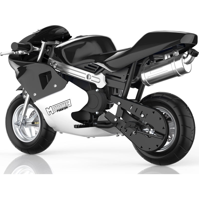 MotoTec Phantom Gas Pocket Bike 49cc 2-Stroke | My Garage Supplies