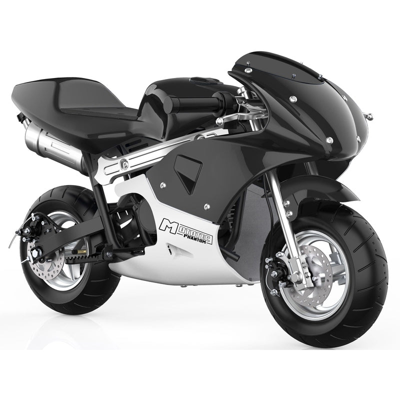 MotoTec Phantom Gas Pocket Bike 49cc 2-Stroke | My Garage Supplies