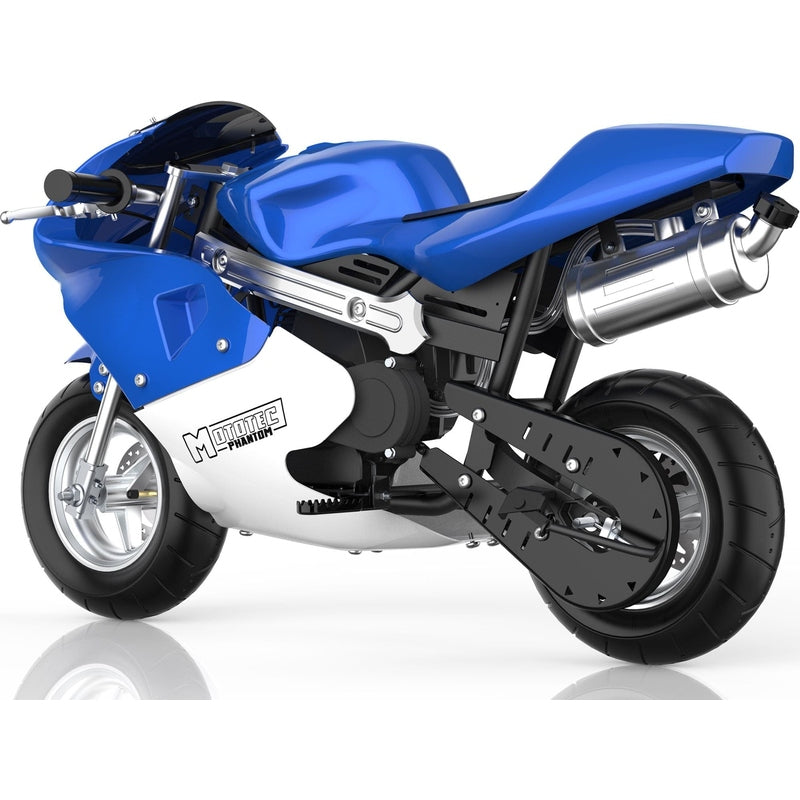 MotoTec Phantom Gas Pocket Bike 49cc 2-Stroke | My Garage Supplies