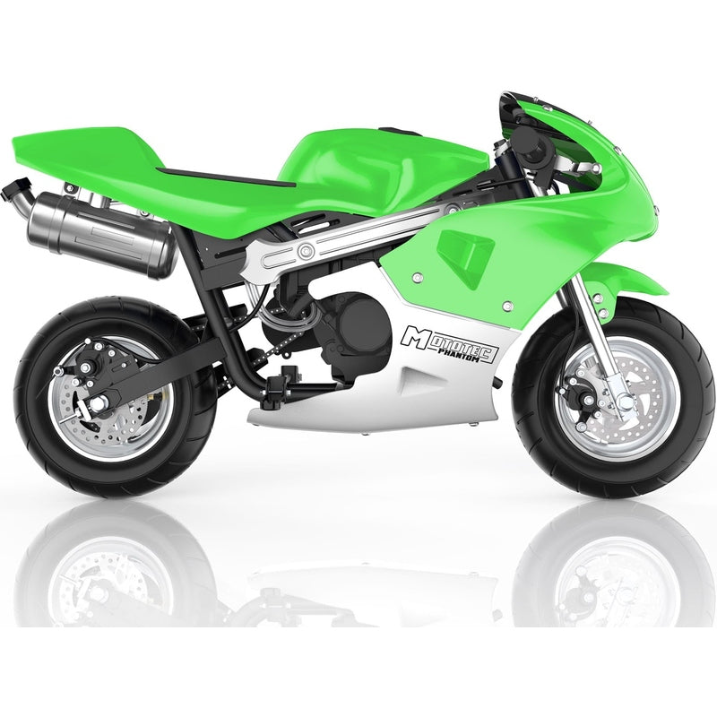 MotoTec Phantom Gas Pocket Bike 49cc 2-Stroke | My Garage Supplies