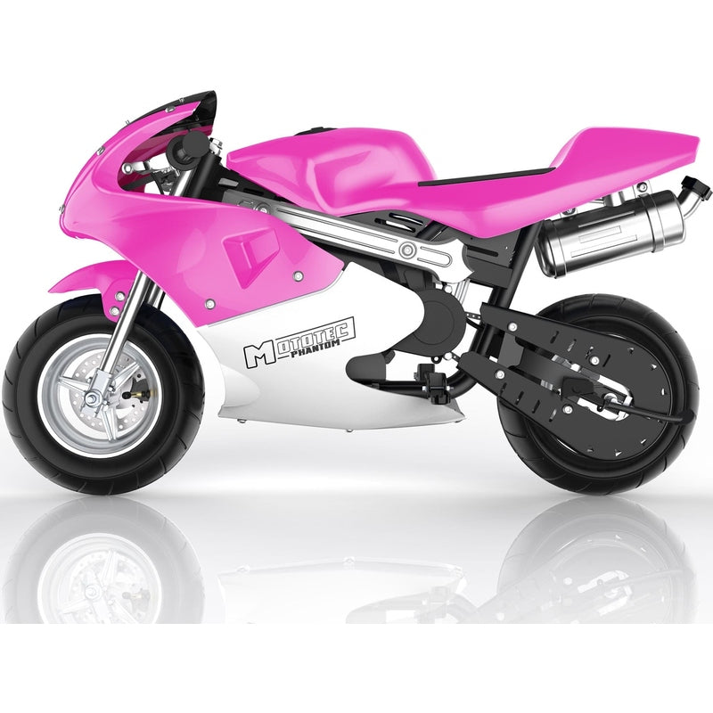 MotoTec Phantom Gas Pocket Bike 49cc 2-Stroke | My Garage Supplies