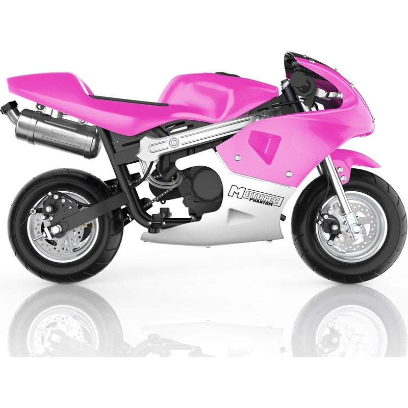 MotoTec Phantom Gas Pocket Bike 49cc 2-Stroke | My Garage Supplies