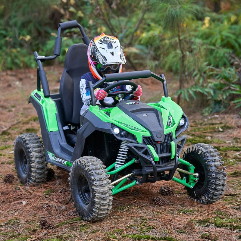 MotoTec Raider Kids UTV 48v 1200w Full Suspension | My Garage Supplies