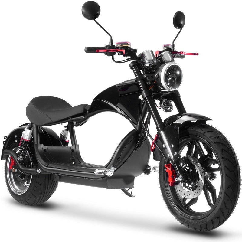 MotoTec Raven 60v 30ah 2500w Lithium Electric Scooter | My Garage Supplies