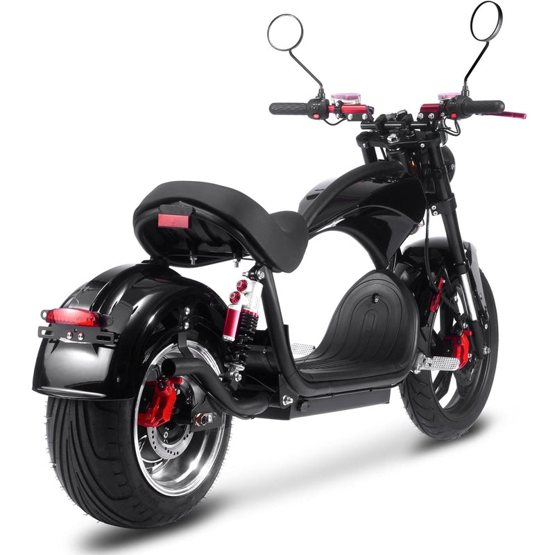 MotoTec Raven 60v 30ah 2500w Lithium Electric Scooter | My Garage Supplies