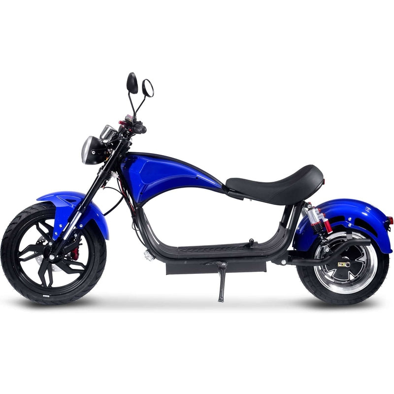 MotoTec Raven 60v 30ah 2500w Lithium Electric Scooter | My Garage Supplies