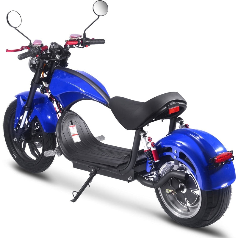 MotoTec Raven 60v 30ah 2500w Lithium Electric Scooter | My Garage Supplies