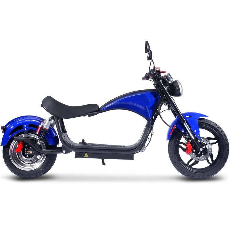 MotoTec Raven 60v 30ah 2500w Lithium Electric Scooter | My Garage Supplies