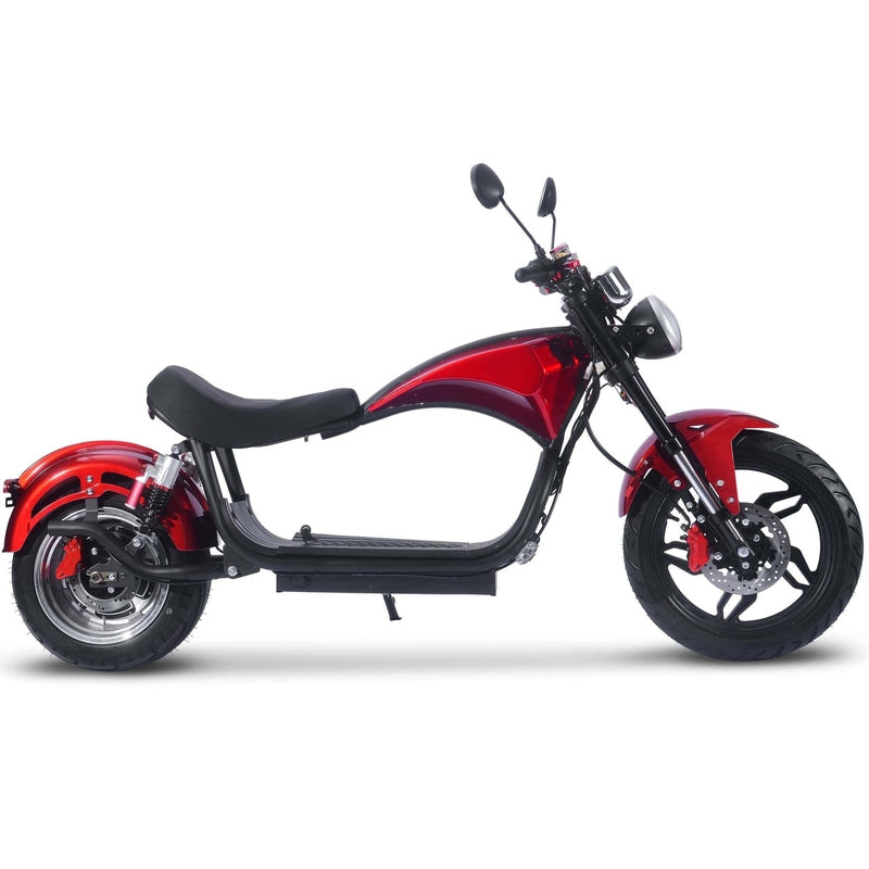 MotoTec Raven 60v 30ah 2500w Lithium Electric Scooter | My Garage Supplies