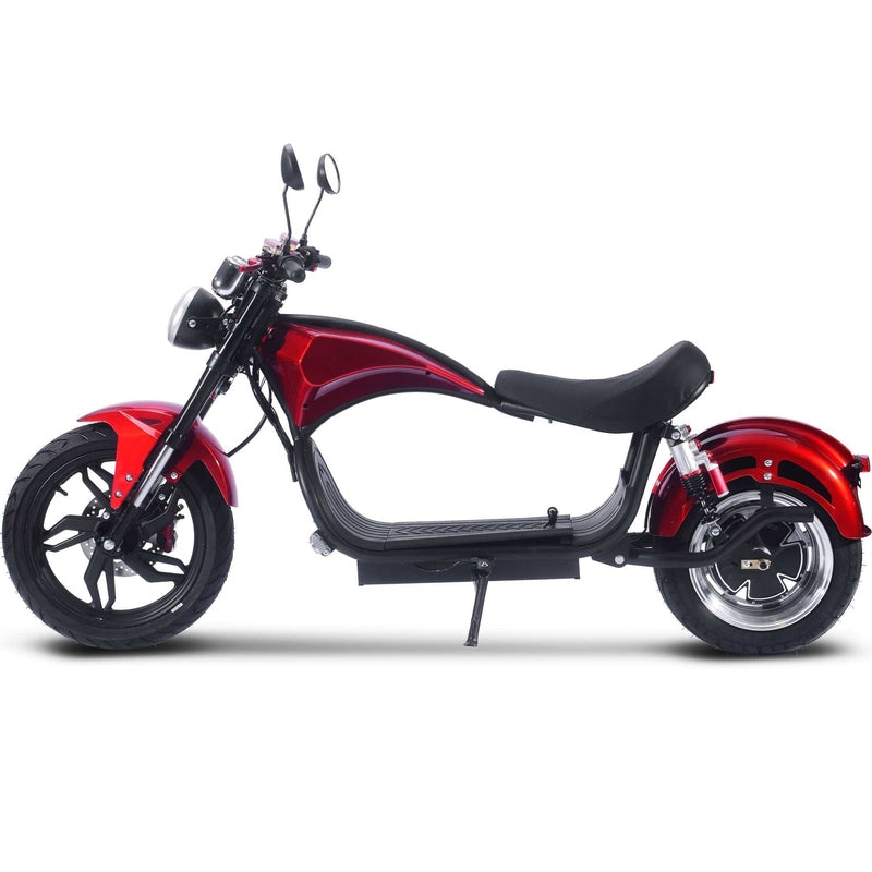MotoTec Raven 60v 30ah 2500w Lithium Electric Scooter | My Garage Supplies