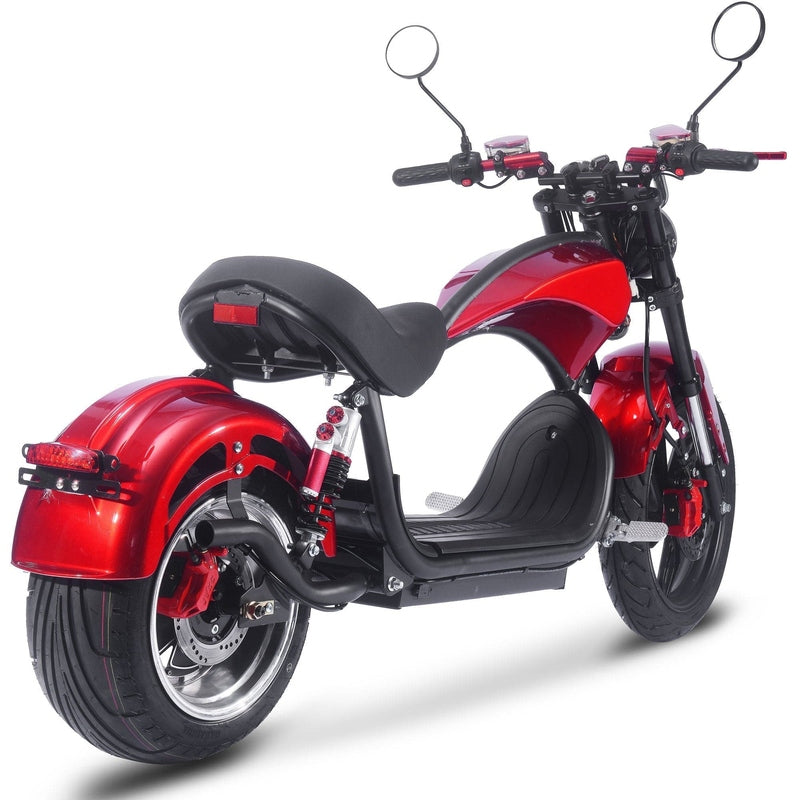 MotoTec Raven 60v 30ah 2500w Lithium Electric Scooter | My Garage Supplies