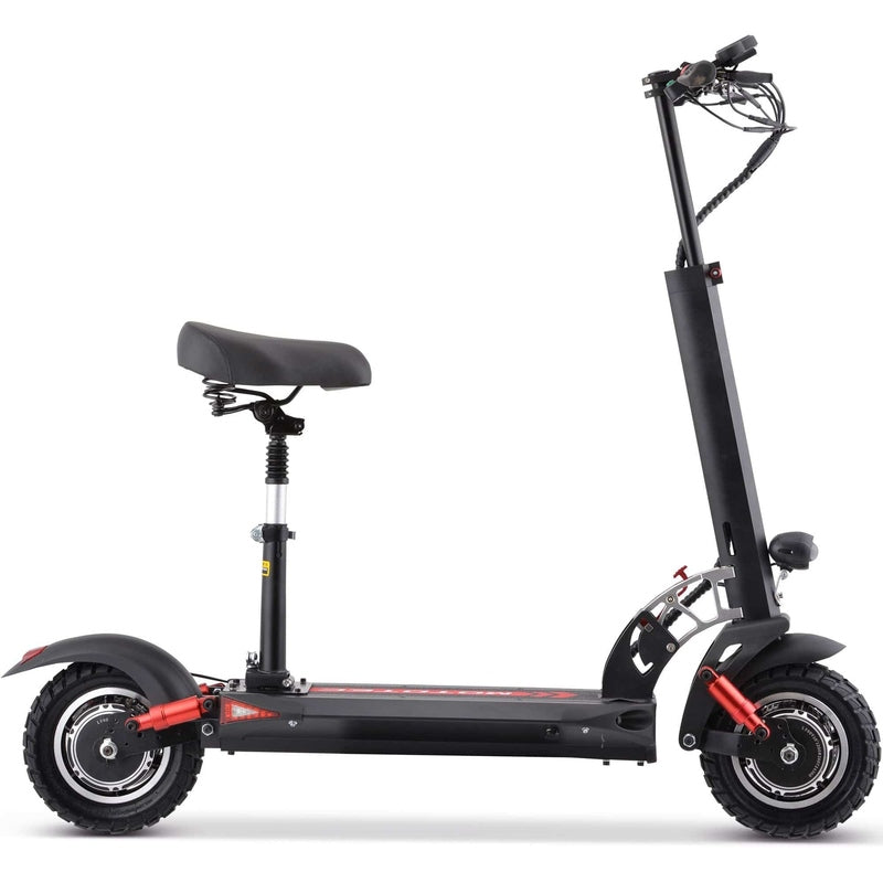 MotoTec Thor 60v 2400w Lithium Electric Scooter Black | My Garage Supplies