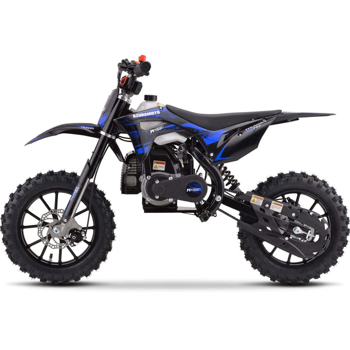 MotoTec Thunder 50cc 2-Stroke Kids Gas Dirt Bike | My Garage Supplies