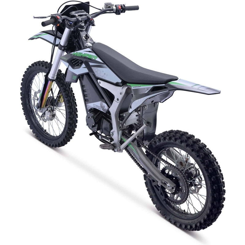 MotoTec Venom 72v 12000w 50ah Electric Dirt Bike White | My Garage Supplies