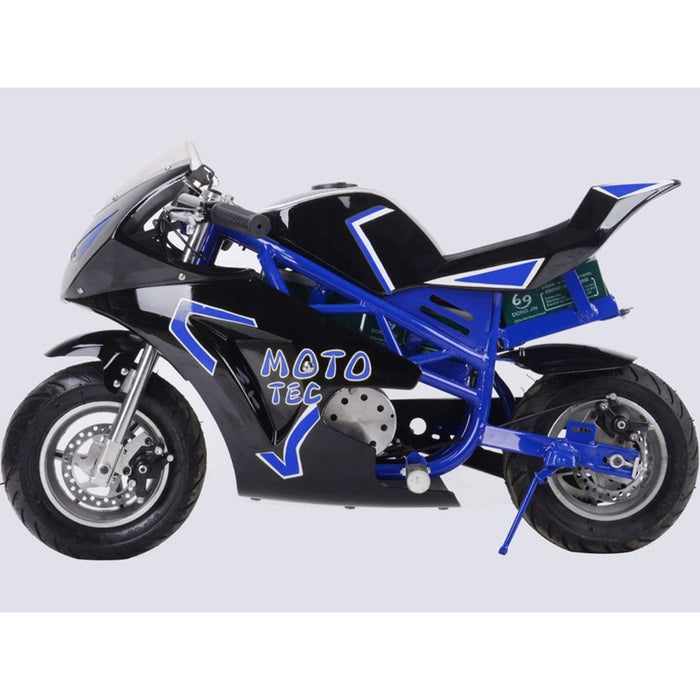MotoTec Electric Pocket Bike GT 36v 500w | My Garage Supplies