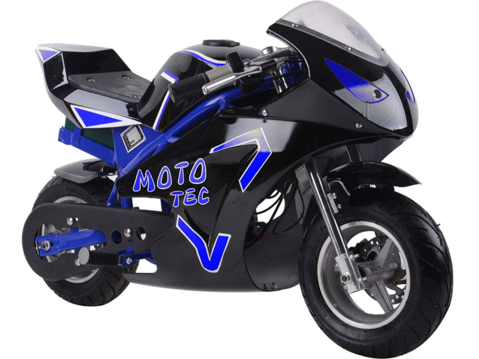 MotoTec Electric Pocket Bike GT 36v 500w | My Garage Supplies