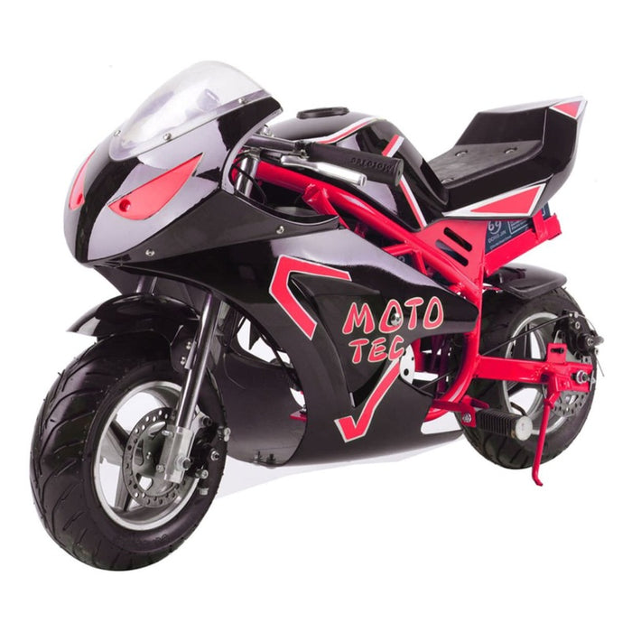 MotoTec Electric Pocket Bike GT 36v 500w | My Garage Supplies