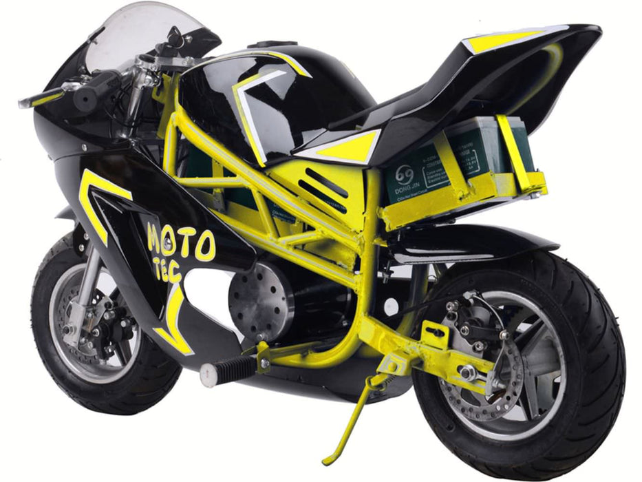 MotoTec Electric Pocket Bike GT 36v 500w | My Garage Supplies