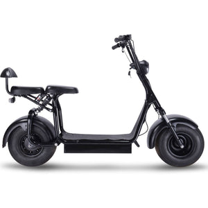 MotoTec Knockout 60v 1000w Electric Scooter Black | My Garage Supplies